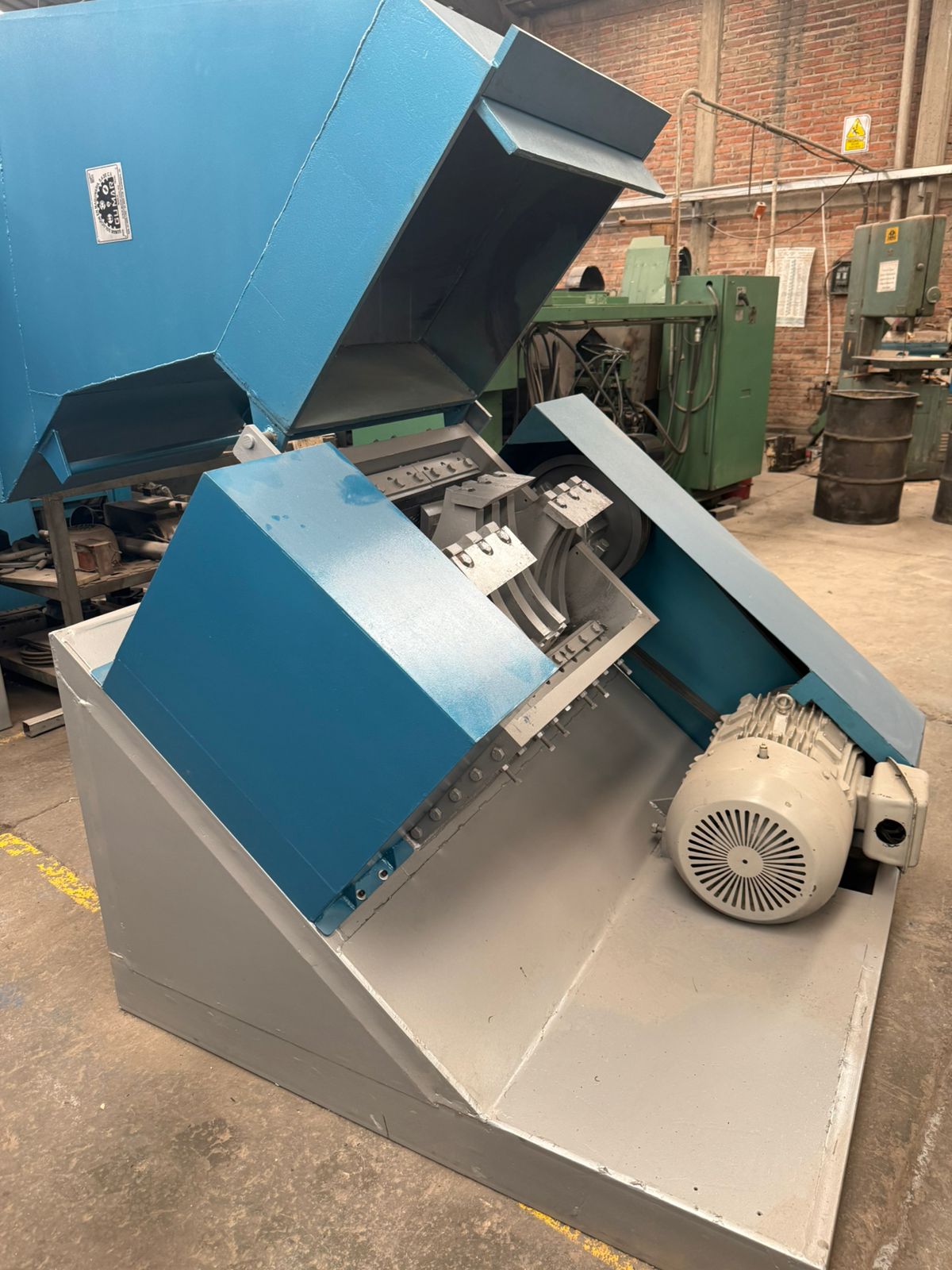 Molino triturador industrial de 20 HP para plástico